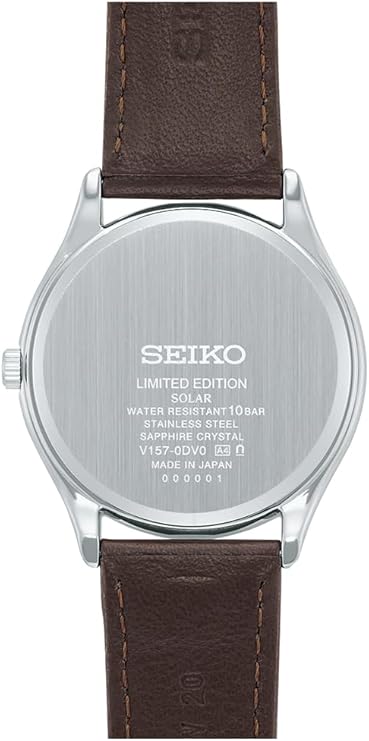 SEIKO SELECTION 110TH ANNIVERSARY BROWN LEATHER STRAP MEN WATCH (500 LIMITED) SBPX149