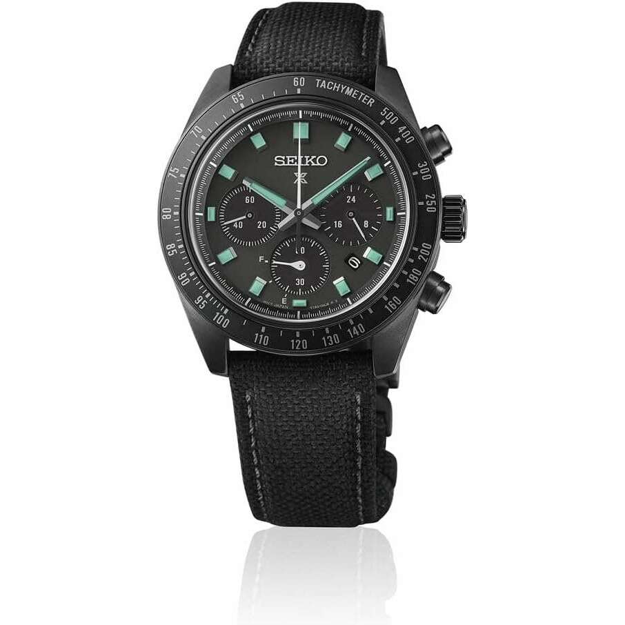 ROOK JAPAN:SEIKO PROSPEX THE BLACK SERIES SPEEDTIMER SOLAR MEN WATCH SBDL105,JDM Watch,Seiko Prospex