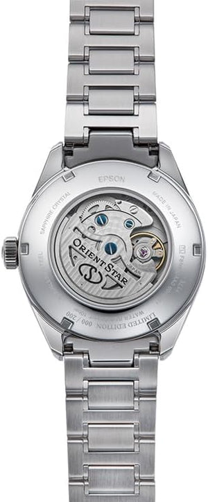 ORIENT STAR M34 F8 MECHANICAL AUTOMATIC SILVER MEN WATCH (LIMITED 200) RK-BX0001S