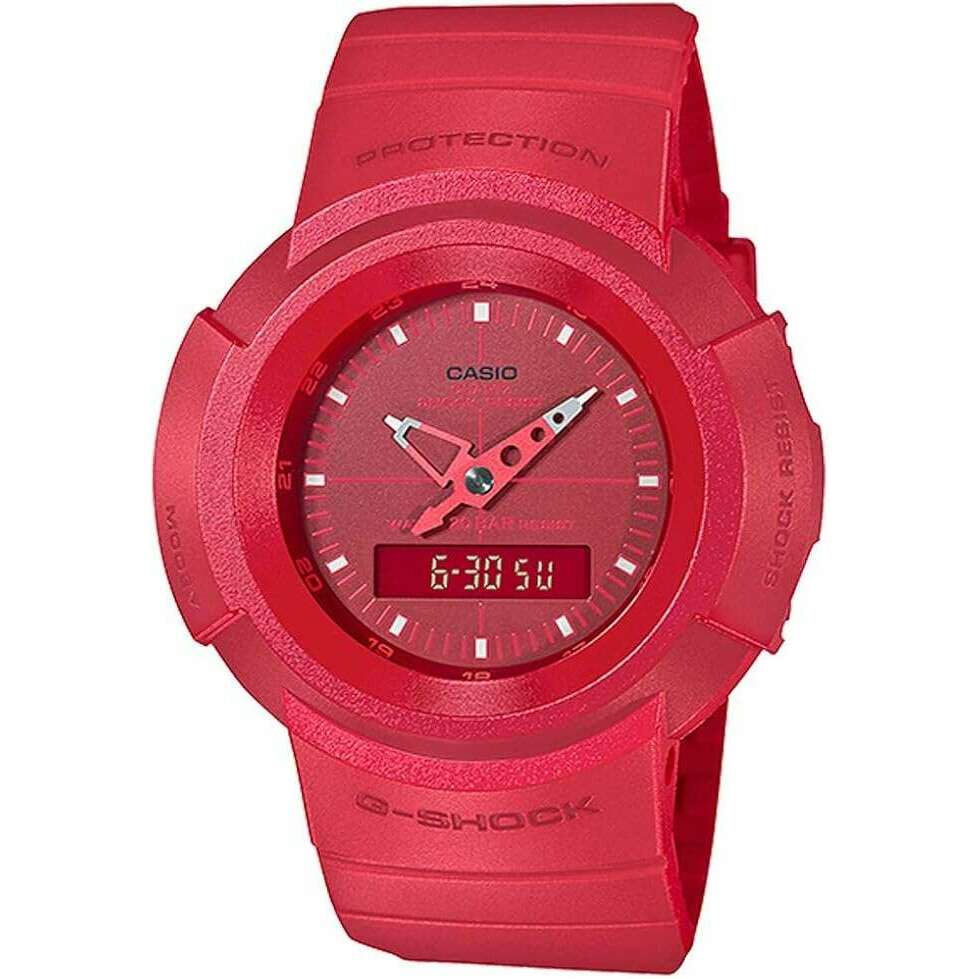 ROOK JAPAN:CASIO G-SHOCK AW500 FIRST ANALOG RE-EDITION RED ANALOG DIGITAL MEN WATCH AW-500BB-4E,JDM Watch,Casio G-Shock