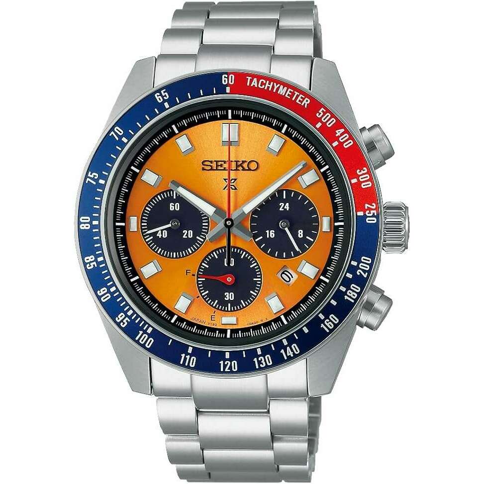ROOK JAPAN:SEIKO PROSPEX SPEEDTIMER SOLAR CHRONOGRAPH LARGE SILVER MULTICOLORED MEN WATCH SBDL117,JDM Watch,Seiko Prospex