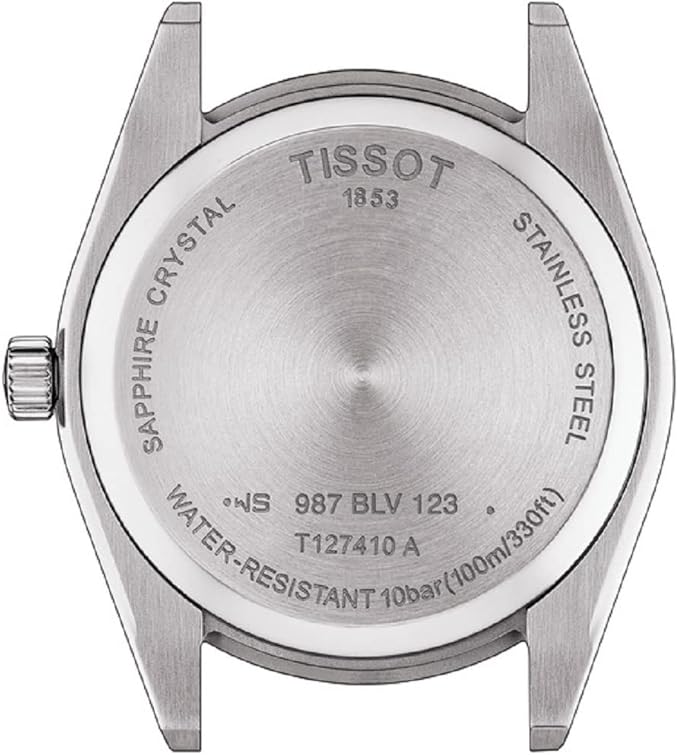 TISSOT T-CLASSIC 40MM CALF LEATHER STRAP IMPORT MEN WATCH T127.410.16.031.01