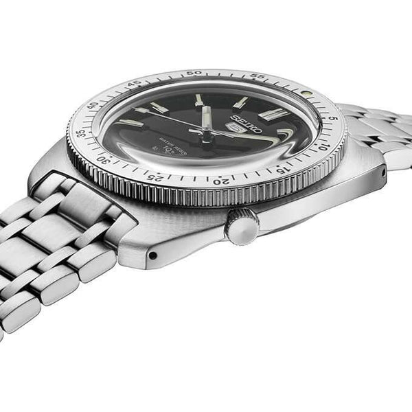 SEIKO 5 SPORTS HERITAGE DESIGN AUTOMATIC LIMITED REISSUE SILVER