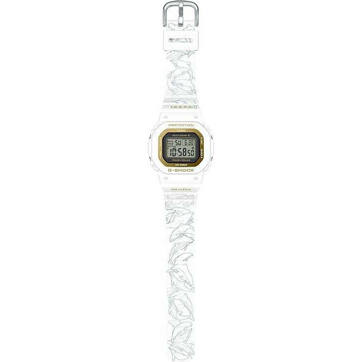 ROOK JAPAN:CASIO G-SHOCK LOVE THE SEA AND THE EARTH ICERC JAPAN WHITE & GOLD DIGITAL LADIES WATCH GMD-W5601K-7JR,JDM Watch,Casio G-Shock