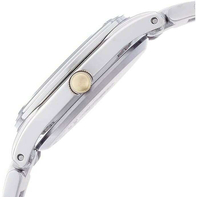 ROOK JAPAN:CITIZEN COLLECTION ECO-DRIVE SOLAR ANALOG SILVER STRAP GOLD DIAL LADIES WATCH FRB36-2452,JDM Watch,Citizen Collection