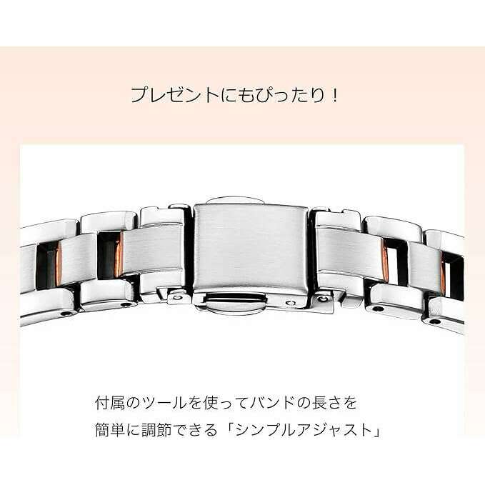 ROOK JAPAN:CITIZEN XC BASIC COLLECTION HAPPY FLIGHT SERIES ECO-DRIVE PINK GOLD & SILVER LADIES WATCH ES9364-57W,JDM Watch,Citizen xC