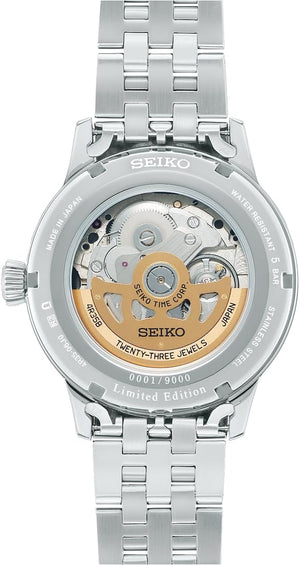 SEIKO PRESAGE COCKTAIL TIME STAR BAR LIMITED EDITION SILVER & BLACK MEN WATCH SARY245