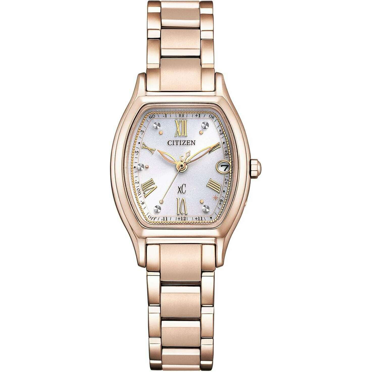 ROOK JAPAN:CITIZEN XC BASIC COLLECTION TITANIA HAPPY FLIGHT SERIES SAKURA PINK LADIES WATCH ES9354-69B,JDM Watch,Citizen xC