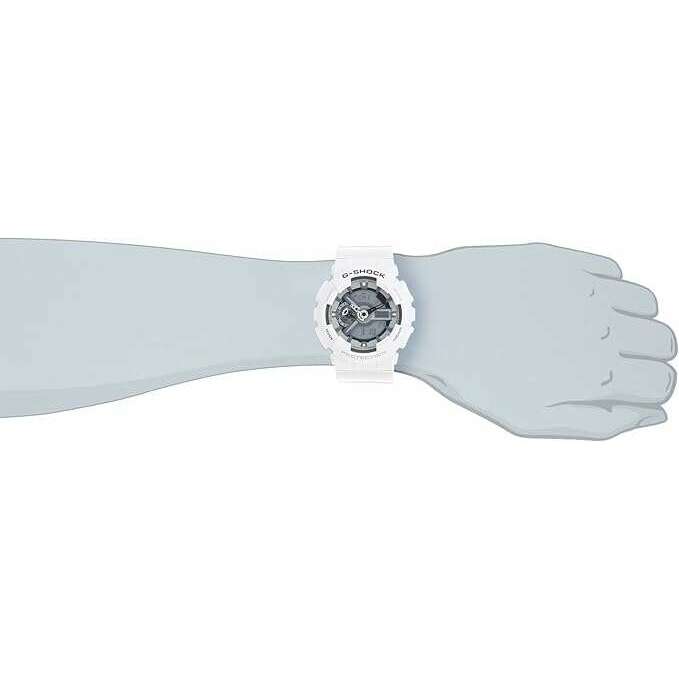 ROOK JAPAN:CASIO G-SHOCK DAY-DATE WHITE ANALOG DIGITAL MEN WATCH GA-110C-7AJF,JDM Watch,Casio G-Shock