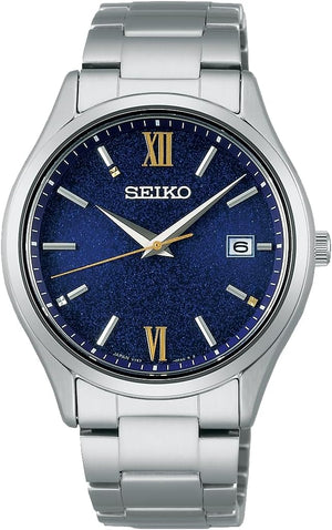 SEIKO SELECTION 2024 ETERNAL BLUE LIMITED EDITION SILVER MEN WATCH SBPX151