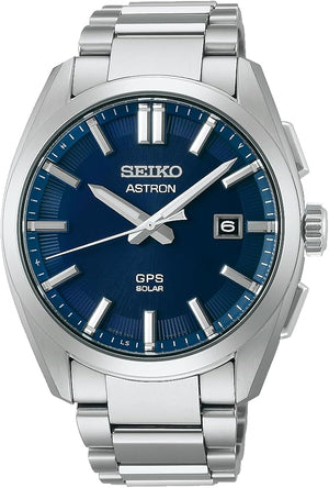 SEIKO ASTRON ORIGIN GPS SOLAR RADIO WAVE 41 MM MEN WATCH SBXD033