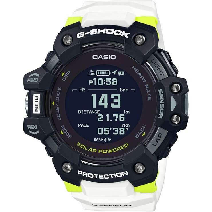 ROOK JAPAN:CASIO G-SHOCK G-SQUAD WHITE STRAP DIGITAL MEN WATCH GBD-H1000-1A7JR,JDM Watch,Casio G-Shock