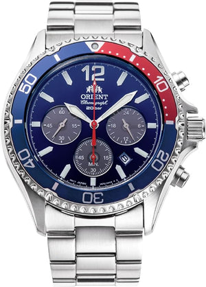 ORIENT SPORTS MAKO SOLAR CHRONOGRAPH MEN WATCH RA-TX0201L10B