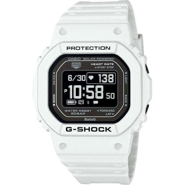 CASIO G-SHOCK G-SQUAD CARDIOMETER BLUETOOTH DIGITAL WHITE MEN WATCH DW ...