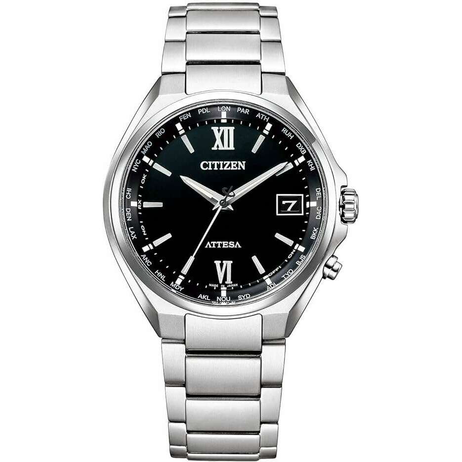 CITIZEN ATTESA RADIO SOLAR BLACK DIAL MEN WATCH CB1120-50G - ROOK