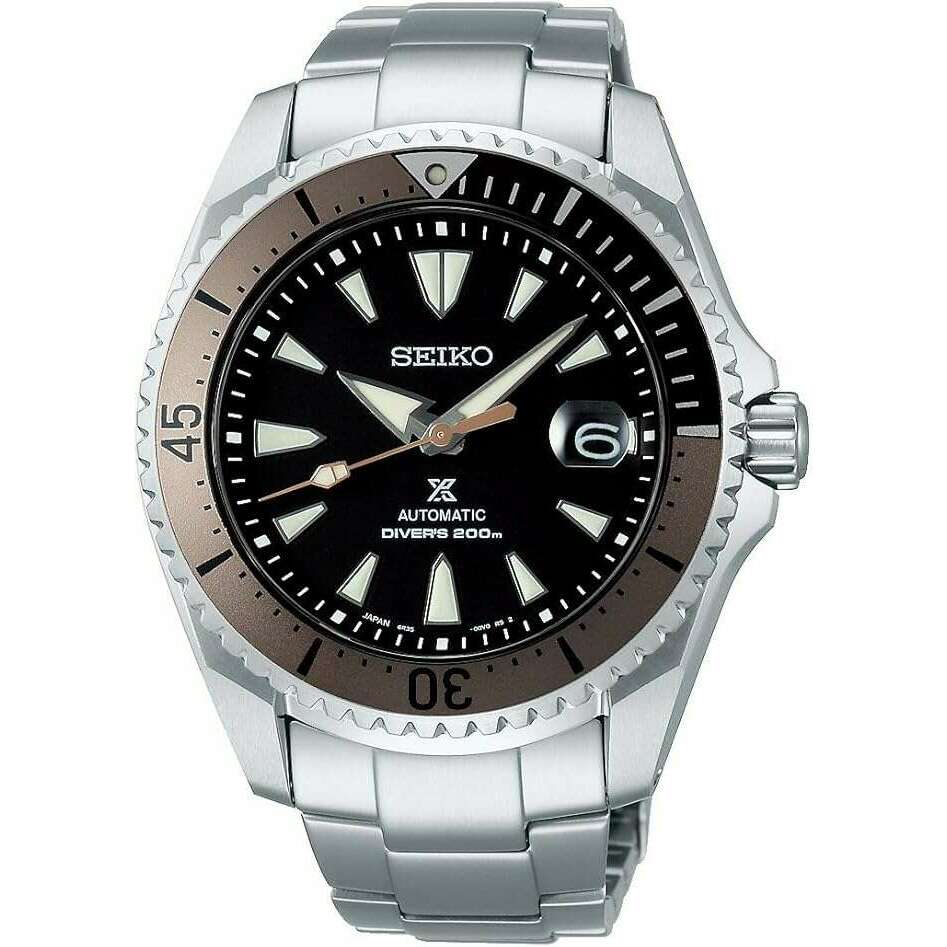 ROOK JAPAN:SEIKO PROSPEX SHOGUN MECHANICAL AUTOMATIC SILVER & BLACK MEN WATCH SBDC129,JDM Watch,Seiko Prospex