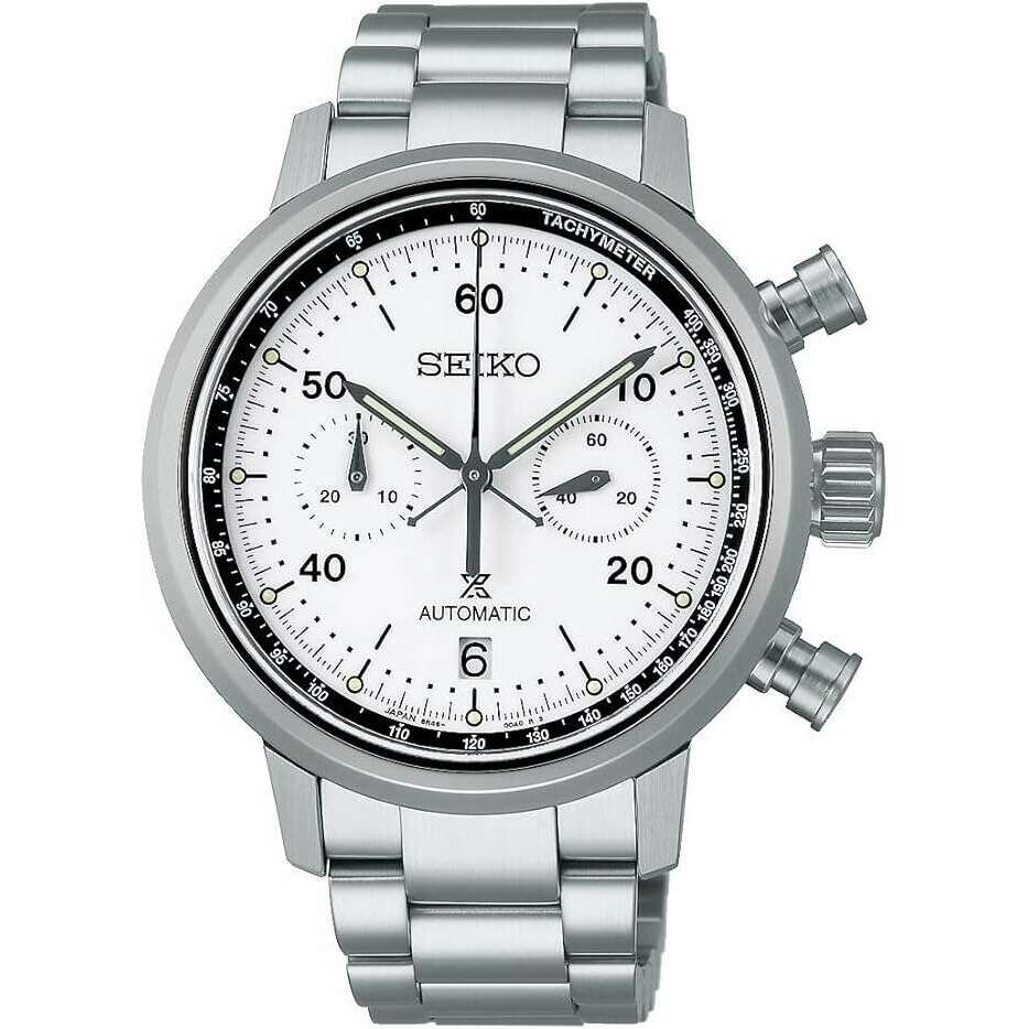 ROOK JAPAN:SEIKO PROSPEX SPEEDTIMER MECHANICAL CHRONOGRAPH SILVER MEN WATCH SBEC007,JDM Watch,Seiko Prospex