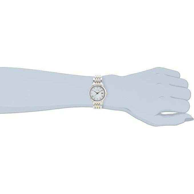 ROOK JAPAN:CITIZEN COLLECTION ECO-DRIVE ANALOG SILVER & GOLD STRAP LADIES WATCH EW1584-59C,JDM Watch,Citizen Collection