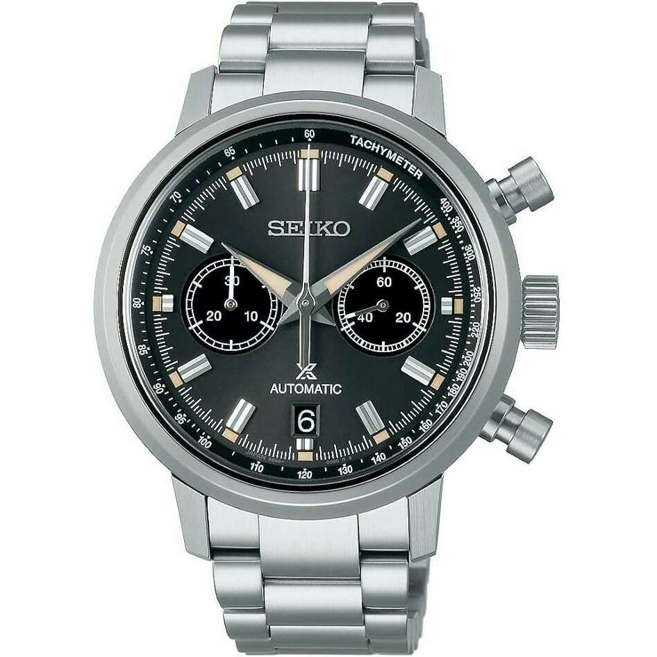 ROOK JAPAN:SEIKO PROSPEX SPEEDTIMER MECHANICAL CHRONOGRAPH SILVER MEN WATCH SBEC009,JDM Watch,Seiko Prospex