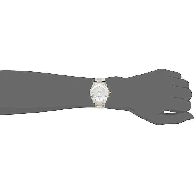 ROOK JAPAN:CITIZEN COLLECTION ECO DRIVE SIMPLE ADJUST SILVER & GOLD THIN MODEL MEN WATCH BJ6484-50A,JDM Watch,Citizen Collection