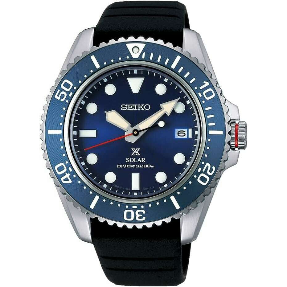 ROOK JAPAN:SEIKO PROSPEX DIVER SCUBA SOLAR BLACK SILICONE STRAP BLUE DIAL MEN WATCH SBDJ055,JDM Watch,Seiko Prospex