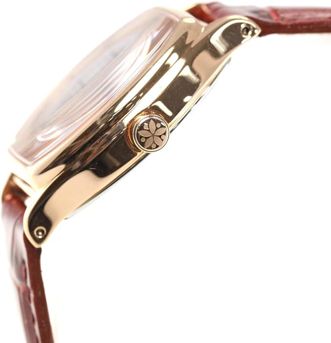 ORIENT IO NATURAL & PLAIN SOLAR BROWN LEATHER STRAP WOMEN WATCH RN-WG0014S