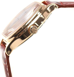 ORIENT IO NATURAL & PLAIN SOLAR BROWN LEATHER STRAP WOMEN WATCH RN-WG0014S