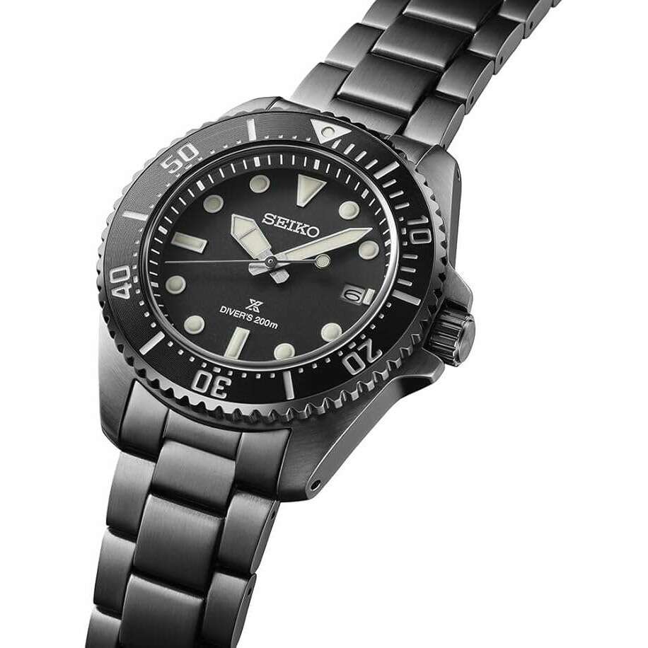 ROOK JAPAN:SEIKO PROSPEX DIVER SCUBA PADI SOLAR ALL BLACK MEN WATCH SBDJ065,JDM Watch,Seiko Prospex
