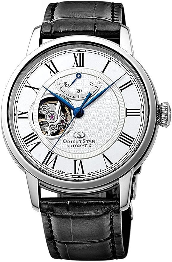 ORIENT STAR SEMI SKELETON OPEN HEART AUTOMATIC MEN WATCH RE-HH0001S
