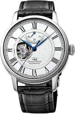 ORIENT STAR SEMI SKELETON OPEN HEART AUTOMATIC MEN WATCH RE-HH0001S