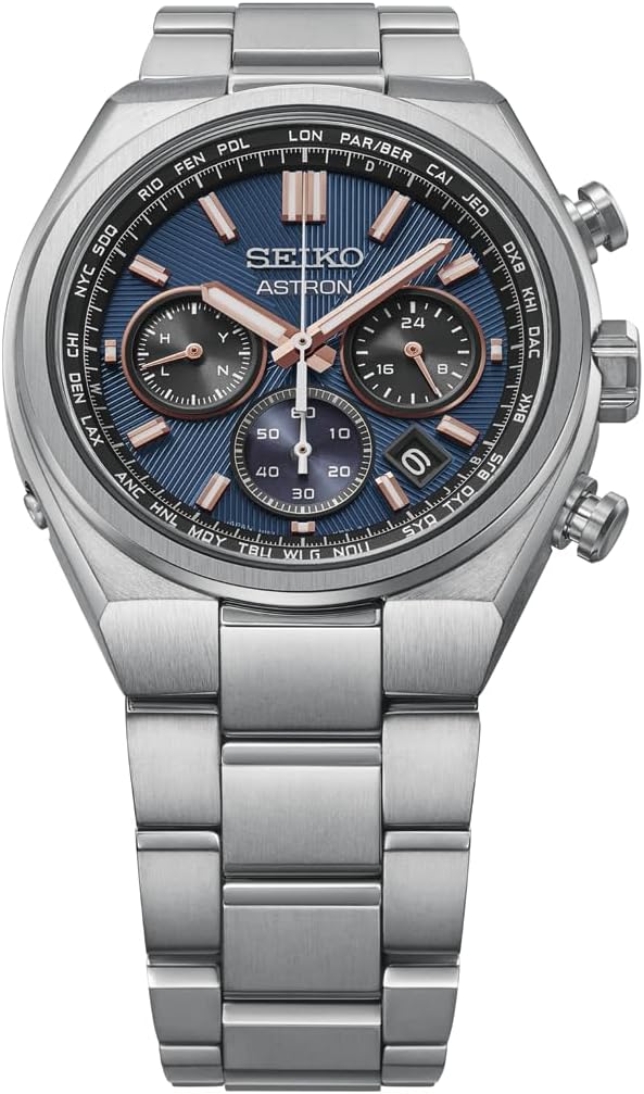 SEIKO ASTRON NEXTER SOLAR RADIO WAVE 41 MM MEN WATCH HAD001J