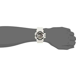 ROOK JAPAN:CASIO G-SHOCK WHITE STRAP ANALOG DIGITAL BLACK DIAL MEN WATCH GA-400-7AJF,JDM Watch,Casio G-Shock