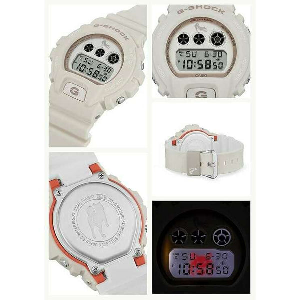 CASIO G-SHOCK MADE IN JAPAN MODEL SHIBAINU DOG DIGITAL OFF-WHITE