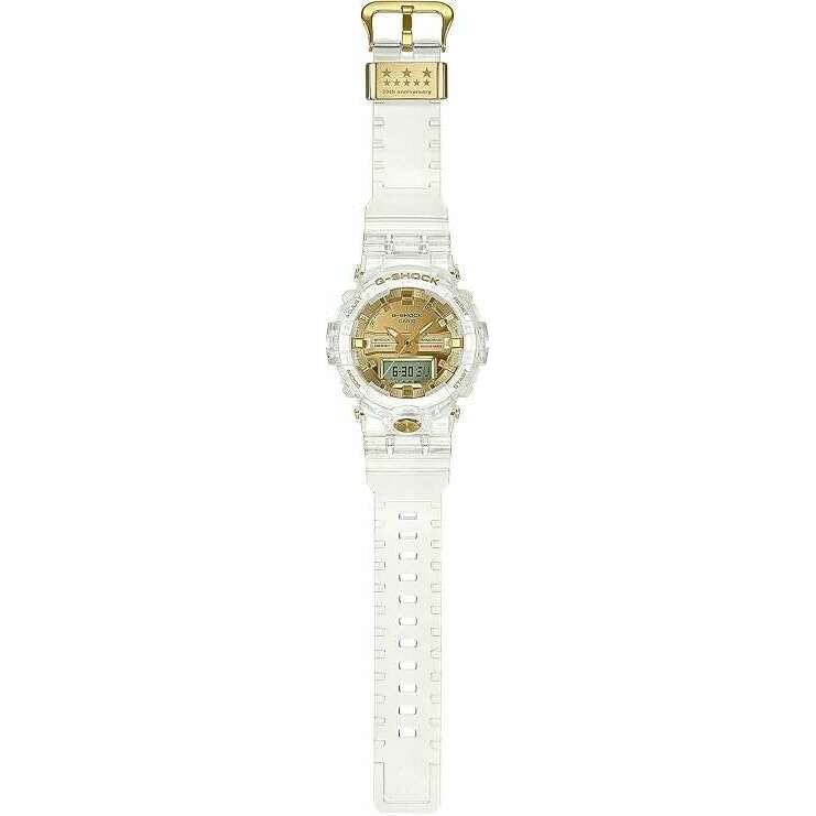 ROOK JAPAN:CASIO G-SHOCK GLACIER GOLD CLEAR ANALOG DIGITAL MEN WATCH GA-835E-7AJR,JDM Watch,Casio G-Shock