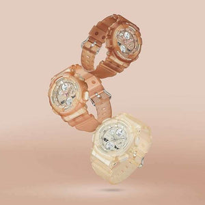 ROOK JAPAN:CASIO G-SHOCK MID-SIZE MODEL BROWN ANALOG DIGITAL LADIES WATCH GMA-S140NC-5A1JF,JDM Watch,Casio G-Shock