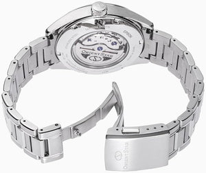 ORIENT STAR M34 F8 MECHANICAL AUTOMATIC SILVER & BLACK MEN WATCH (LIMITED 80) RK-BX0007B
