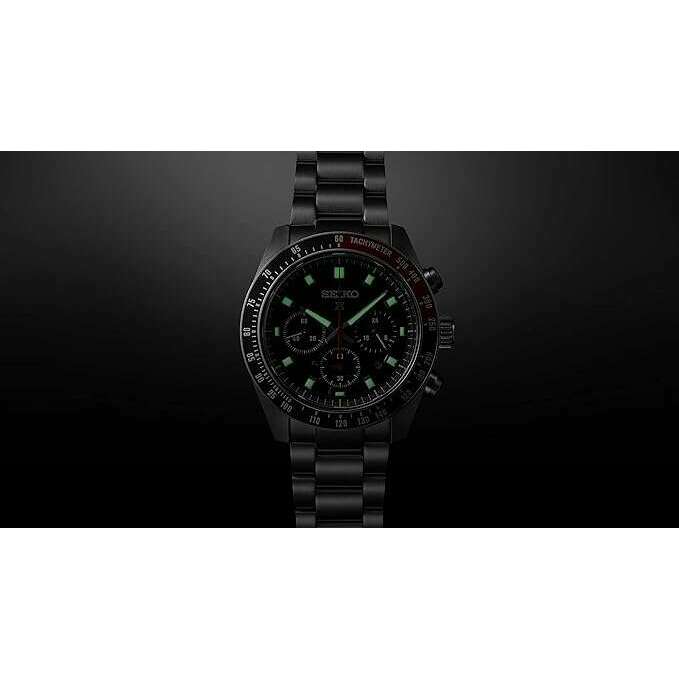 ROOK JAPAN:SEIKO PROSPEX SPEEDTIMER SOLAR CHRONOGRAPH LARGE SILVER, BLACK & RED MEN WATCH SBDL099,JDM Watch,Seiko Prospex