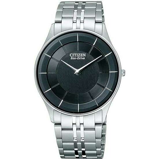 ROOK JAPAN:CITIZEN COLLECTION ECO DRIVE SILVER & BLACK MEN WATCH AR3010-65E,JDM Watch,Citizen Collection