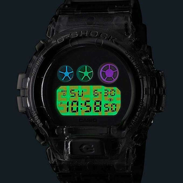CASIO G-SHOCK DW6900 25TH ANNIVERSARY MODEL CLEAR STRAP DIGITAL