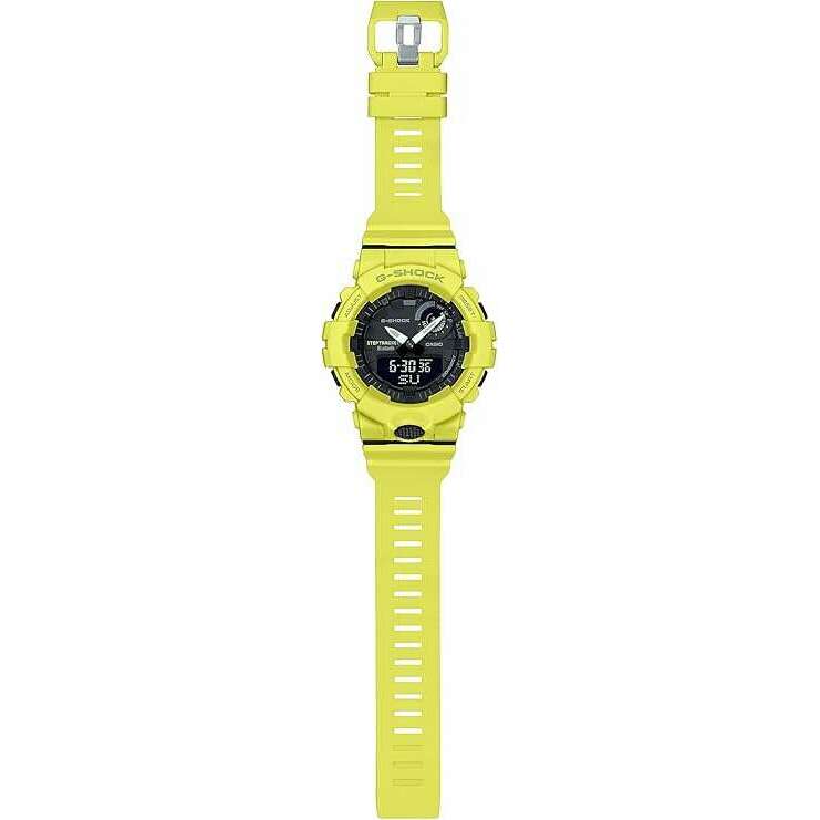 ROOK JAPAN:CASIO G-SHOCK BLUETOOTH PEDOMETER ANALOG DIGITAL YELLOW MEN WATCH GBA-800-9AJF,JDM Watch,Casio G-Shock