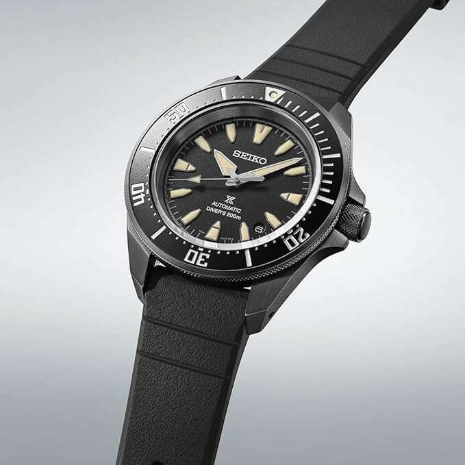 ROOK JAPAN:SEIKO PROSPEX SAMURAI DIVER SCUBA MECHANICAL AUTOMATIC BLACK MEN WATCH SBDY133,JDM Watch,Seiko Prospex