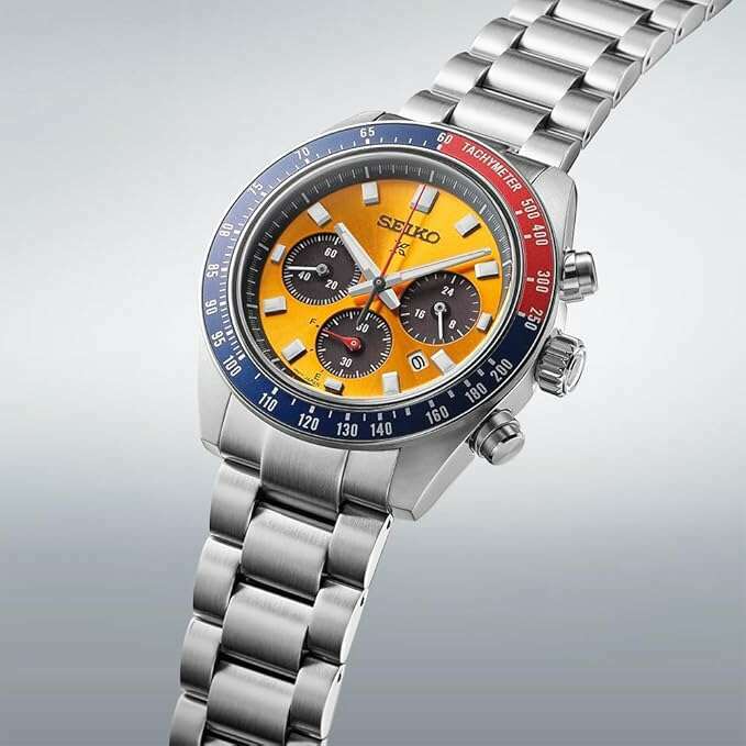 ROOK JAPAN:SEIKO PROSPEX SPEEDTIMER SOLAR CHRONOGRAPH LARGE SILVER MULTICOLORED MEN WATCH SBDL117,JDM Watch,Seiko Prospex