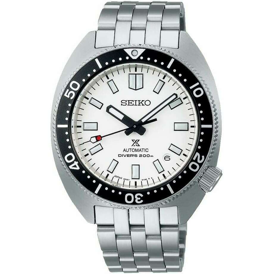 ROOK JAPAN:SEIKO PROSPEX MECHANICAL AUTOMATIC DIVER'S SILVER & WHITE MEN WATCH SBDC171,JDM Watch,Seiko Prospex