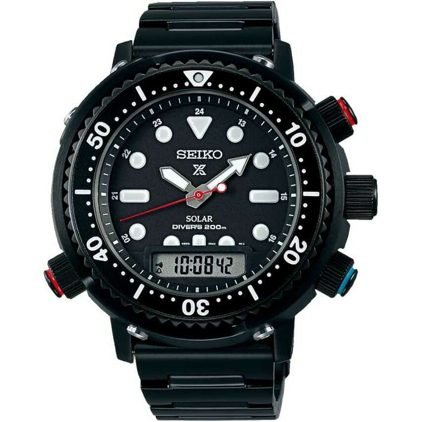 ROOK JAPAN:SEIKO PROSPEX HYBRID DIVER'S 40TH ANNIVERSARY MODEL BLACK MEN WATCH SBEQ011,JDM Watch,Seiko Prospex