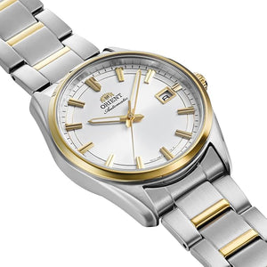 ORIENT STRETTO CONTEMPORARY AUTOMATIC WHITE MEN WATCH RN-AC0R01S