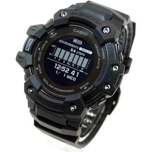 CASIO G-SHOCK G-SQUAD BLACK DIGITAL MEN WATCH GBD-H1000-1JR