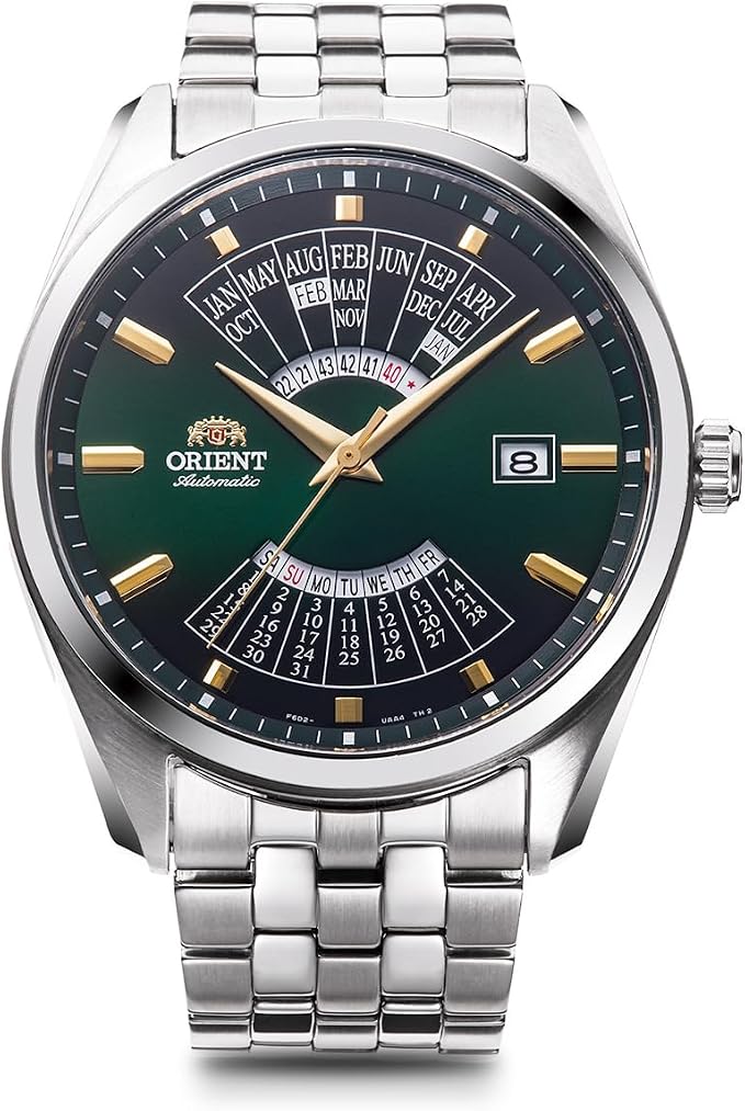 ORIENT MULTI YEAR CALENDAR AUTOMATIC GREEN MEN WATCH RN-BA0002E