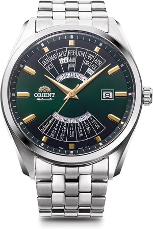 ORIENT MULTI YEAR CALENDAR AUTOMATIC GREEN MEN WATCH RN-BA0002E
