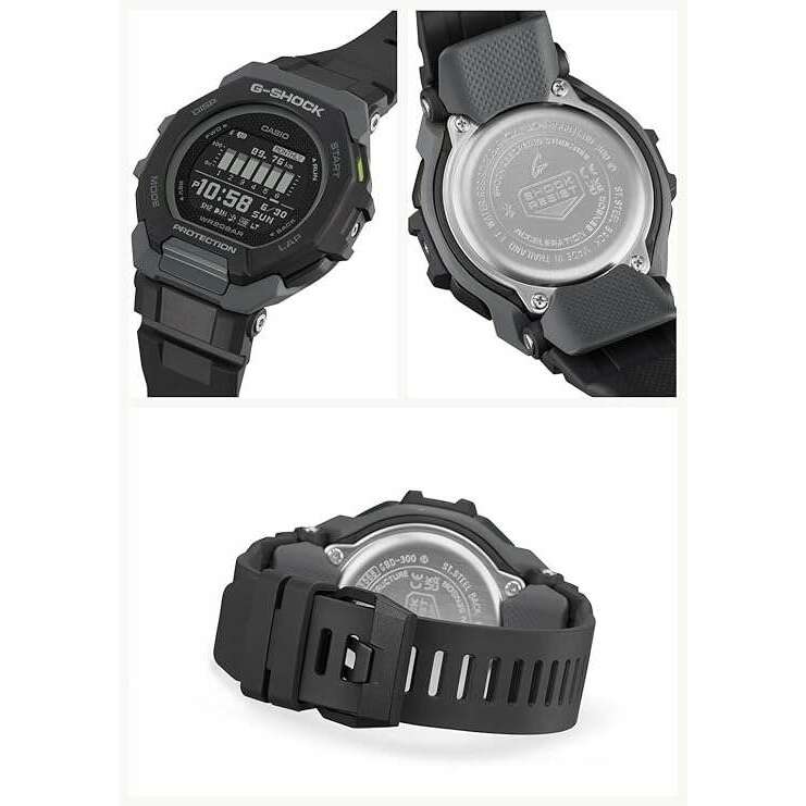 ROOK JAPAN:CASIO G-SHOCK G-SQUAD BLUETOOTH DAY-DATE DIGITAL BLACK MEN WATCH GBD-300-1JF,JDM Watch,Casio G-Shock