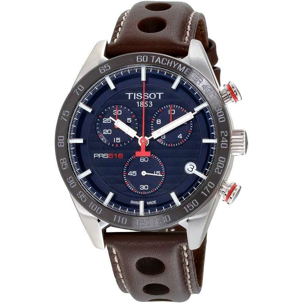 TISSOT PRS 516 QUARTZ CHRONOGRAPH 42 MM MEN WATCH T100.417.16.041.00